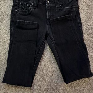 Rock Revival Black Straight Leg Jeans